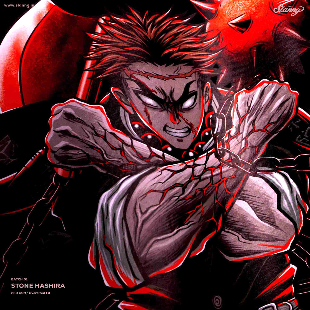 Stone Hashira Oversized Tshirt