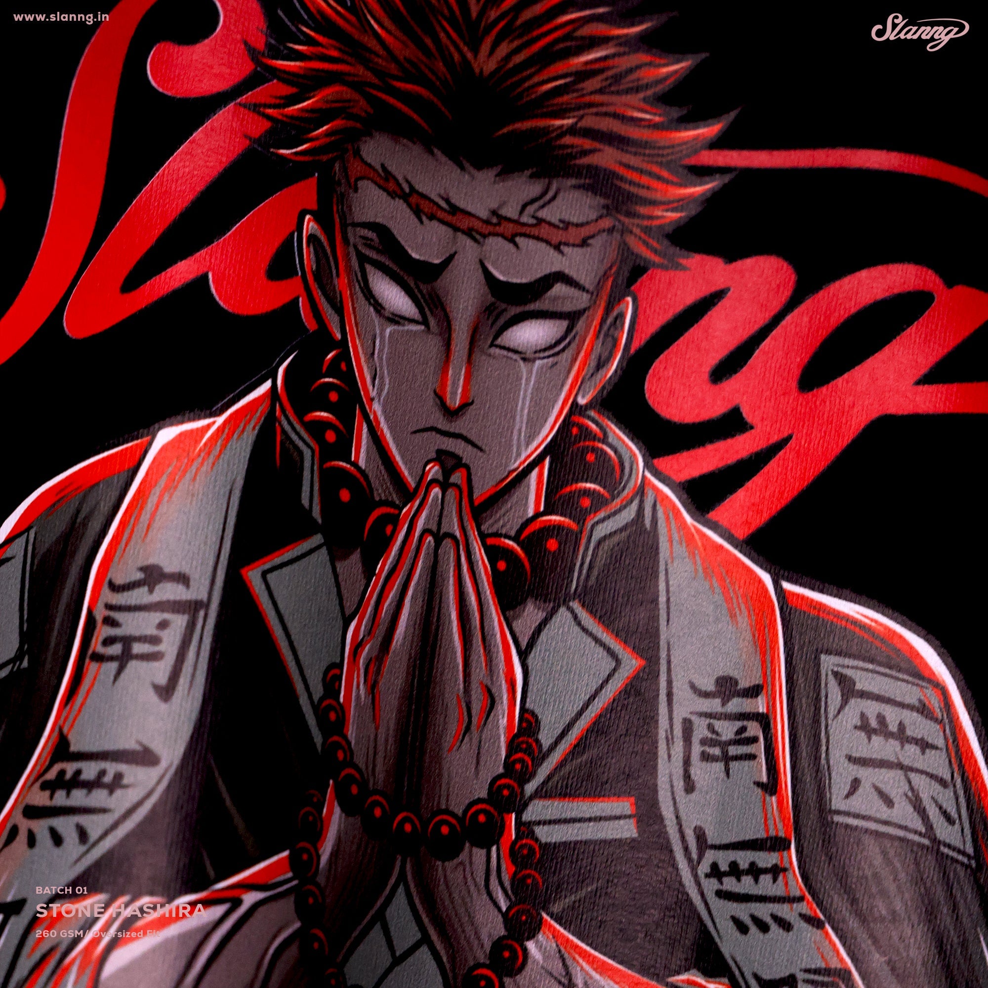 Stone Hashira Oversized Tshirt